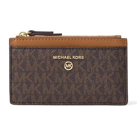 michael kors small card wallet|Michael Kors card wallets women's.